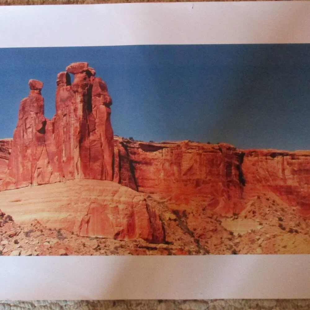 Panoramic Moab Utah Desert Photograph Peter Lorber 8.4 feet long x 12.5 inches